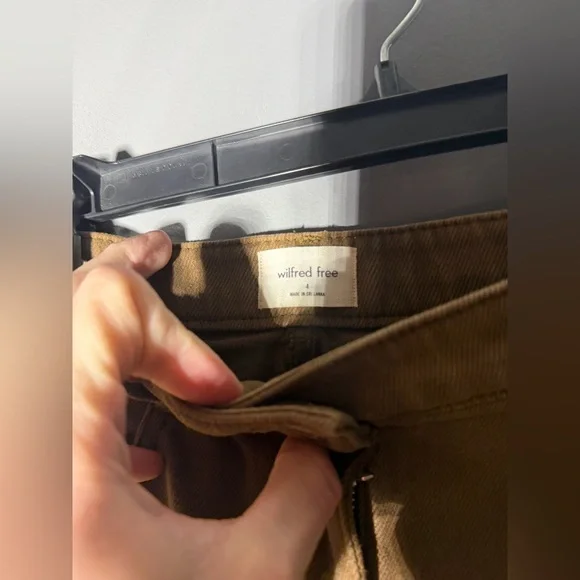 Aritzia Wilfred Free Two Step Flare Pants Size 4 - Picture 4 of 5